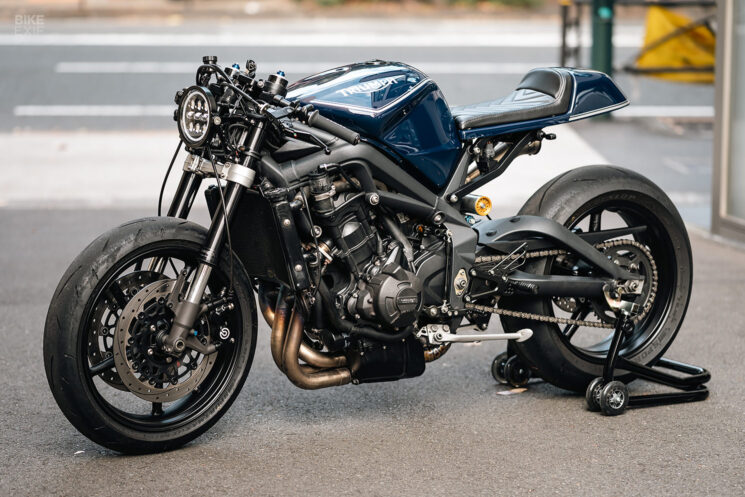 2010 Triumph Street Triple 675 café racer, Tokyo, Japan