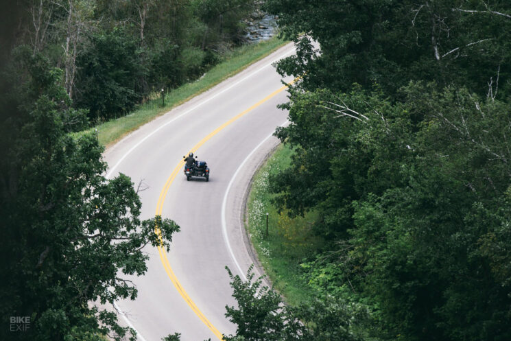 Black Hills, South Dakota, on Ural Sidecar Motorcycles