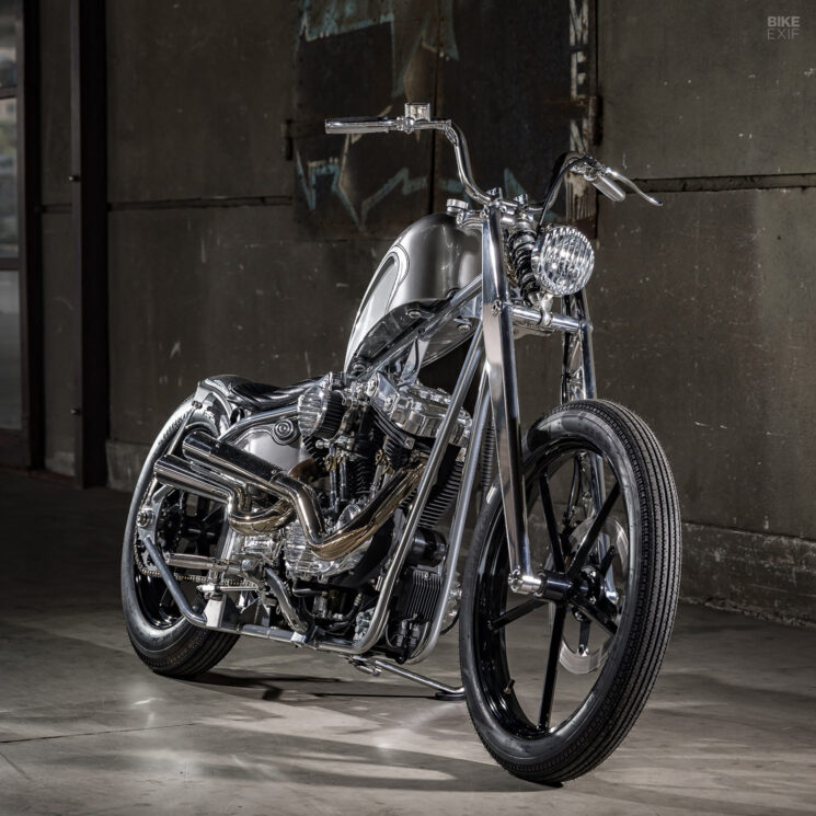 Harley Sportster chopper by Rough Crafts