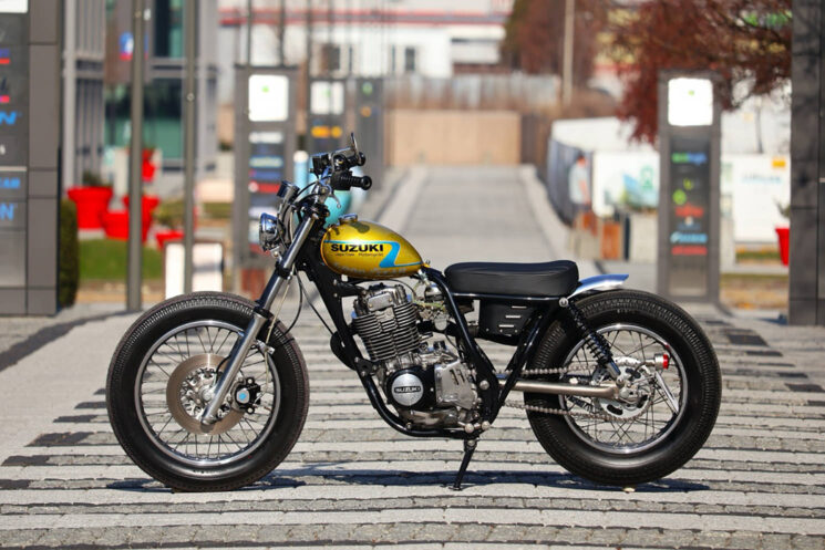 Suzuki GN400 bobber by JasinTom Motorcycles, Poland
