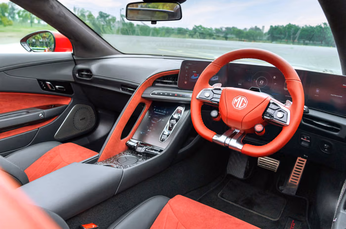 MG cyberster track review autocar india MG cyberster track review autocar india