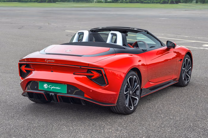 MG cyberster track review autocar india MG cyberster track review autocar india