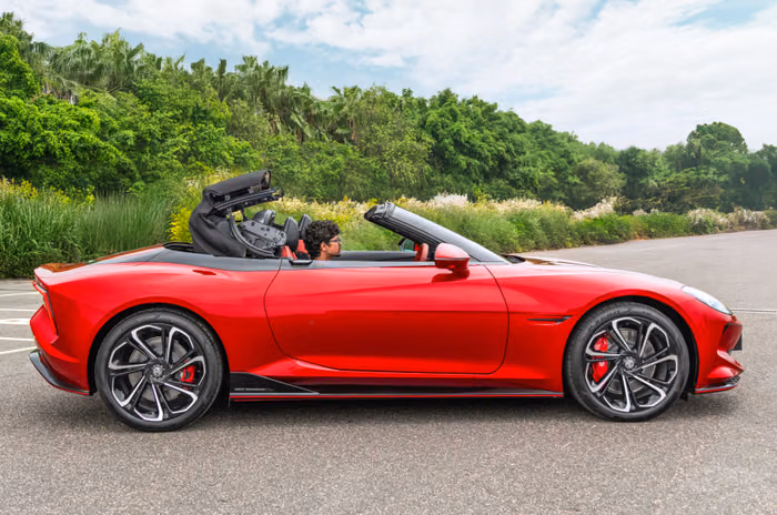 MG cyberster track review autocar india MG cyberster track review autocar india