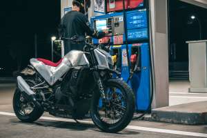 Neo-futuristic Husqvarna 701 custom by Ask Motorcycle