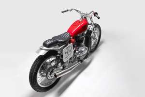 Royal Enfield Bullet 500 flat tracker by Frontwheel Motors