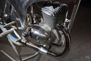 Motorcycle Art: A BSA Bantam built by Craig Rodsmith for the Haas Moto Museum