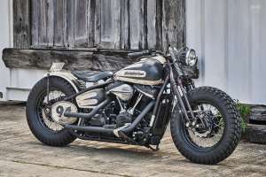 Harley-Davidson Softail beach racer by Gasoline Motor Co.