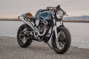 The Bel Air 1200 Framer: A Harley Sportster cafe racer by Deus