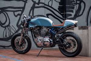 The Bel Air 1200 Framer: A Harley Sportster cafe racer by Deus