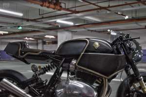 The new Royal Enfield Continental GT customized by Rough Crafts
