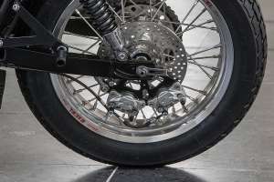 2015 Triumph Bonneville T100 street tracker by Rno Cycles