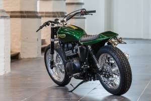 2015 Triumph Bonneville T100 street tracker by Rno Cycles