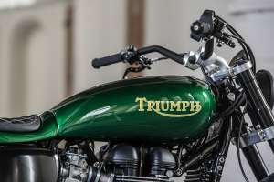 2015 Triumph Bonneville T100 street tracker by Rno Cycles
