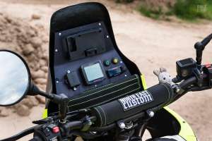 Rally-style Honda NX650 Dominator by North East Custom