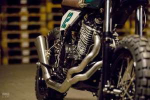Honda NX650 Dominator street tracker by HB-Custom