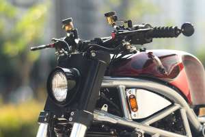 Brat style Kymco K-Rider 400 by Cowboy's Company